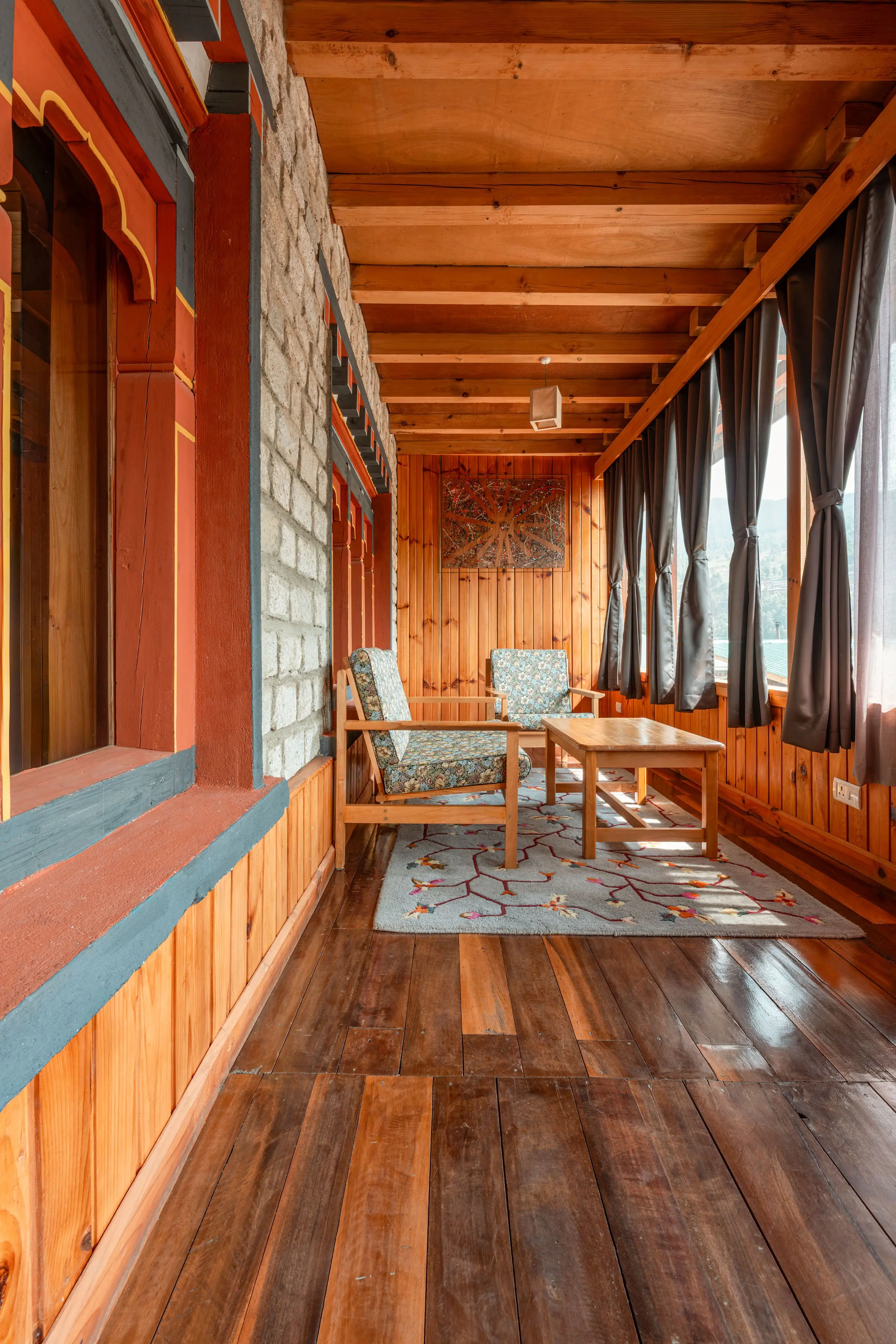 A shot of the lobby area in Room 203